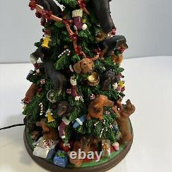 Danbury Mint Dachshund Dog 12 Lighted Christmas Tree withStar and Original Box