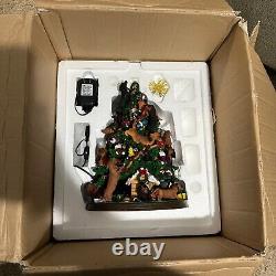 Danbury Mint Dachshund Dog 12 Lighted Christmas Tree withStar and Original Box