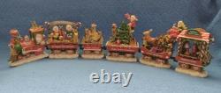 Danbury Mint German Shepherd Dog Christmas Express Train RARE Holiday Orig. Pkg