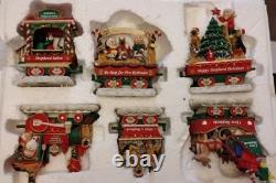 Danbury Mint German Shepherd Dog Christmas Express Train RARE Holiday Orig. Pkg