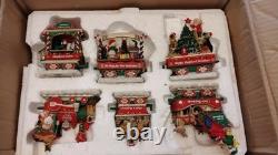 Danbury Mint German Shepherd Dog Christmas Express Train RARE Holiday Orig. Pkg
