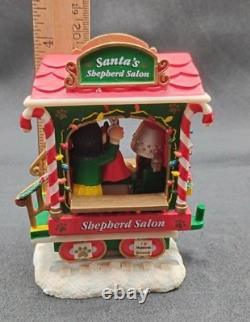 Danbury Mint German Shepherd Dog Christmas Express Train RARE Holiday Orig. Pkg