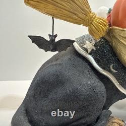 Danbury Mint Halloween Trick or Treat Dachshund Dog in Witch Costume Figurine