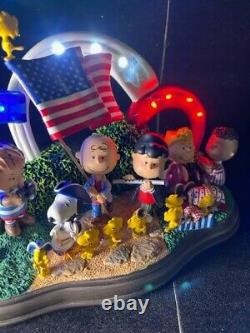 Danbury Mint Peanuts Yankee Doodle Dandy 4th of July Patriotic Figurine Statue