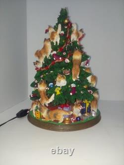 Danbury Mint Sheltie Christmas Tree Shetland Sheepdog. Missing Top Star