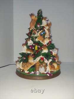Danbury Mint Sheltie Christmas Tree Shetland Sheepdog. Missing Top Star