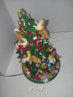 Danbury Mint Sheltie Christmas Tree Shetland Sheepdog. Missing Top Star