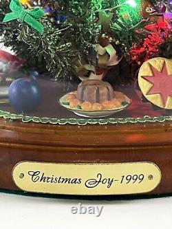 Danbury Mint Tree Christmas Joy 1999 With Box, Cloche, Extra Ornaments