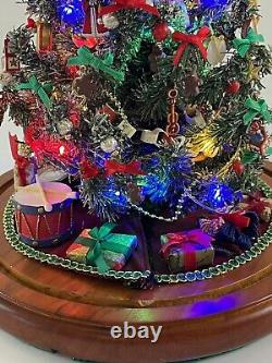 Danbury Mint Tree Christmas Joy 1999 With Box, Cloche, Extra Ornaments