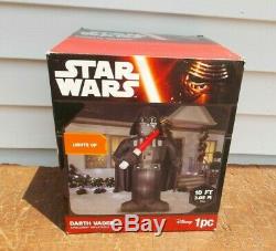 Darth Vader Star Wars 10Ft Lighted Airblown Inflatable Blow Up Gemmy YARD DECOR