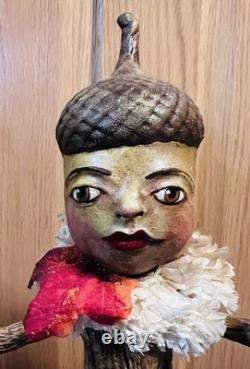 Debra Schoch OOAK Acorn Boy Hip Hop Jingle Boo Signed Mint