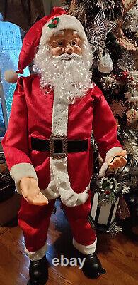 Deluxe Animated 60 5' Singing Story Telling Santa Claus Life Size Lighted NEW