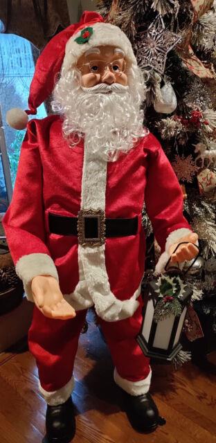 Deluxe Animated 60 5' Singing Story Telling Santa Claus Life Size Lighted New