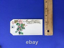 Dennison Christmas Tags Antique Circa 1901