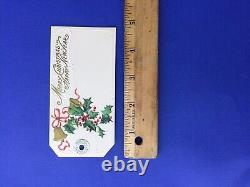 Dennison Christmas Tags Antique Circa 1901