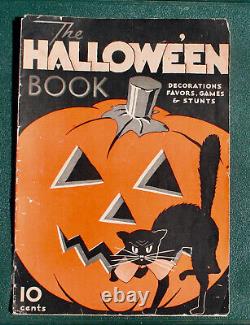 Dennison Halloween Book 1933 with Rare MICKEY MOUSE