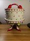 Depart 56 Krinkles Patience Brewster Cake Stand & Top Hard To Find Together Euc