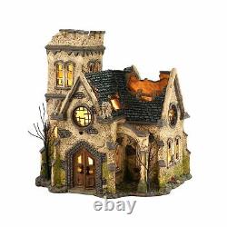 Department 56 4036592 Snow Village Halloween The Haunted Lit House, 9.06 inch
