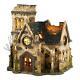 Department 56 4036592 Snow Village Halloween The Haunted Lit House, 9.06 Inch