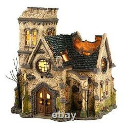 Department 56 4036592 Snow Village Halloween The Haunted Lit House, 9.06 inch