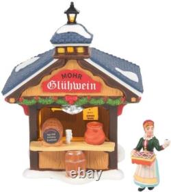 Department 56 Alpine Village Christmas Market Wine Booth 6007260 New RARE