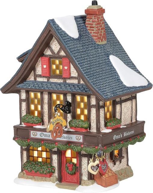 Department 56 Alpine Village Oma's Bakery 6005375 New Sealed Box Rare T
