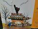 Department 56 Black Cat Diner Snow Village Lighted Building & Figurine