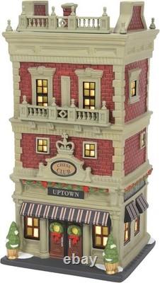 Department 56 Christmas in The City Uptown Chess Club Lit Building 6009754 NEW T