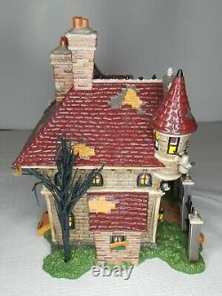 Department 56 Disney Mickey's Haunted House Snow Village Halloween With Box