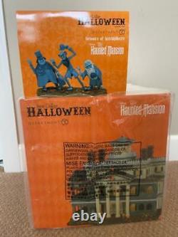 Department 56 Disneyland Haunted Mansion AND Beware of the Hitchhikers FREE SHIP