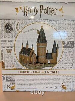 Department 56 Enesco Harry Potter Hogwarts Great Hall & Tower Statue Large