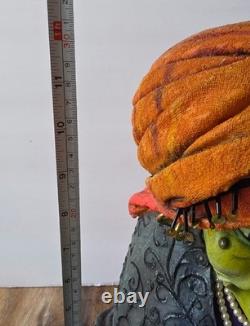 Department 56 Halloween Fortune Teller w LED Lighted Crystal Ball Works Great