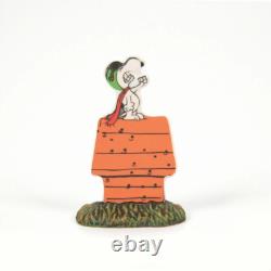 Department 56 Halloween Peanuts House & ACCY'S Trick or Treat Lane Set of 4