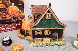 Department 56 Halloween Snow Village Jack's Pumpkin Carving Studio, Chip to back