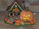 Department 56 Halloween Snow Village Jack's Pumpkin Carving Studio Retired