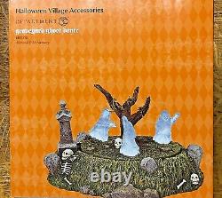 Department 56 Halloween Village Lighted Accessories Graveyard Ghost Dance