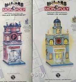 Department 56 Hasbro Vtg Monopoly Figurine- Lot 8 buildings+