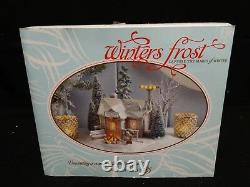 Department 56 Lighted Building Winters Frost HIDDEN POND WARMING HOUSE Box