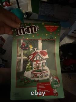 Department 56 M&M's Lit Holiday House with Candy Dish
