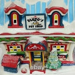 Department 56 Mickeys Merry Christmas Village Pluto's Pet Shop Disney RETIRED