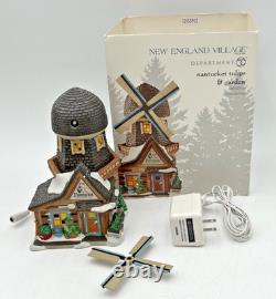 Department 56 Nantucket Tulips & Garden 4040954 New England Village Windmill