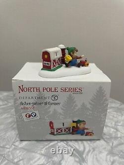 Department 56 North Pole Fisher Price Lil Farmer! RARE! HTF! New