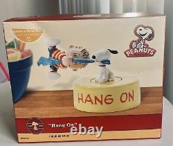 Department 56 Peanuts Hang On Figurine Spinning Linus Snoopy Ceramic Statue