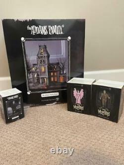 Department 56 The Addams Family House AND Herman Lily & Lurch Munsters FREE SHIP