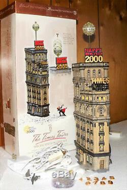 Department 56 The Times Tower Special Edition Gift Set 1999 Used # 55510 Retired