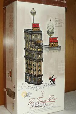 Department 56 The Times Tower Special Edition Gift Set 1999 Used # 55510 Retired