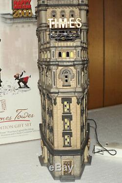 Department 56 The Times Tower Special Edition Gift Set 1999 Used # 55510 Retired