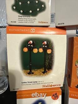 Department 56 halloween lot 11 Pieces Total