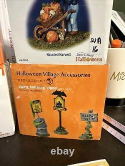 Department 56 halloween lot 11 Pieces Total