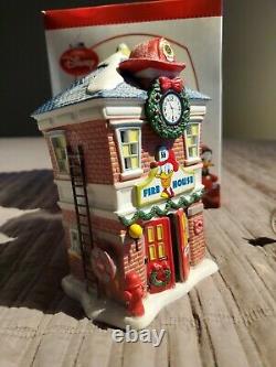 Department Dept. 56 Disney Donald's Fire Station Mickey's Merry Christmas NOFLAG